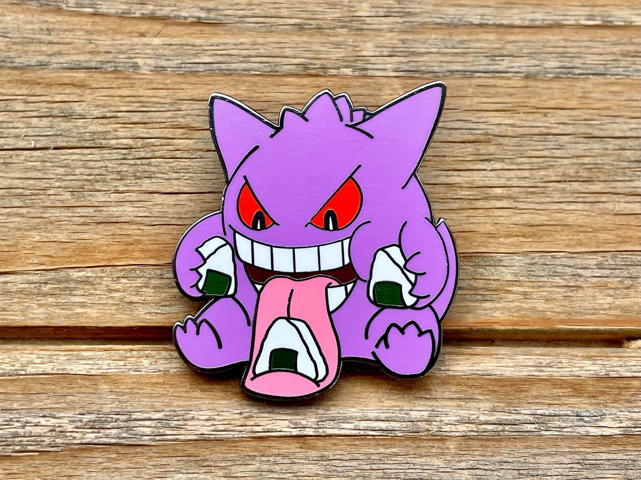 haunter Pokemon roxo patche bordado termocolante