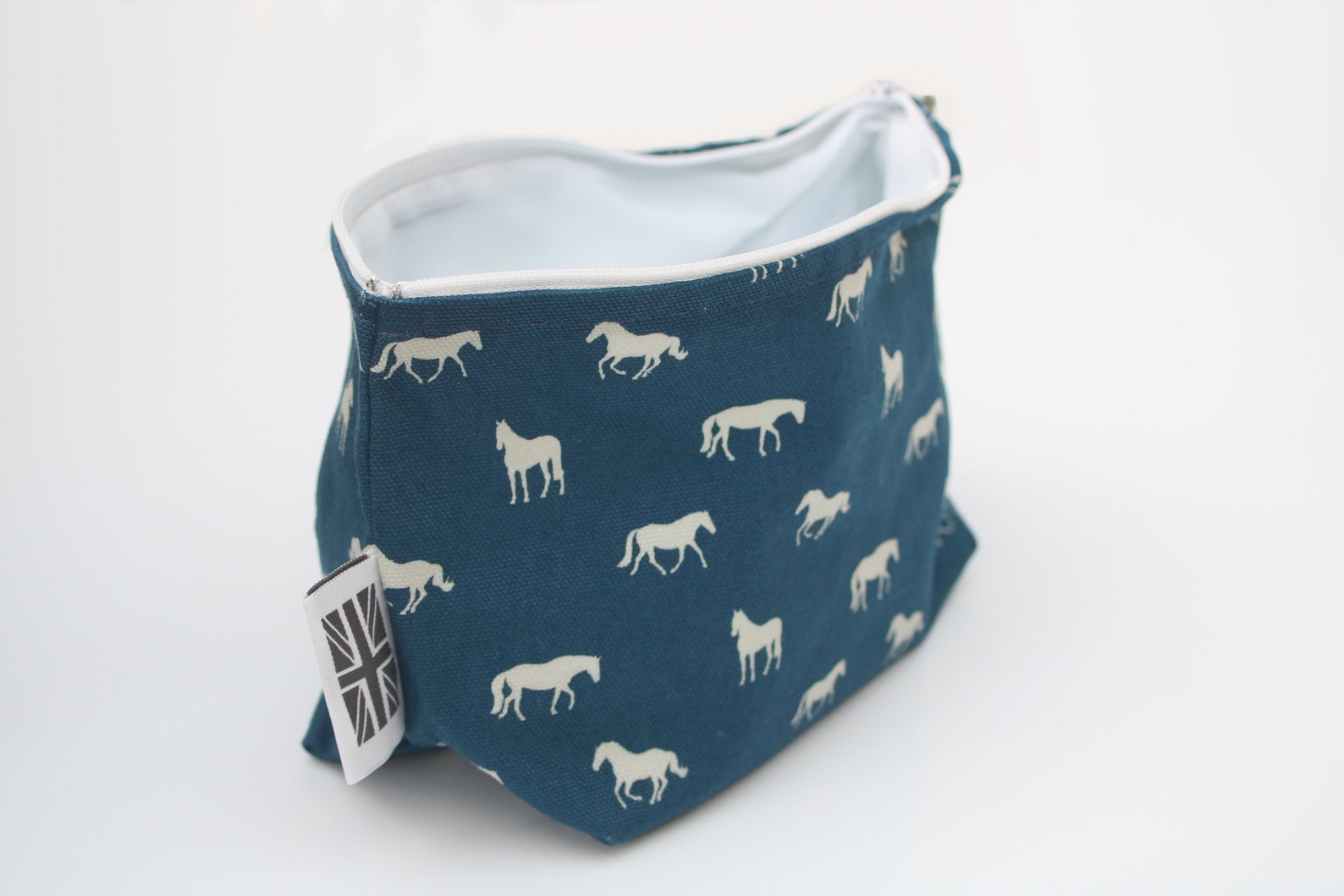 Horse Wash Bag Cosmetic Bag Bright Horse Print Purse Make up Etsy UK