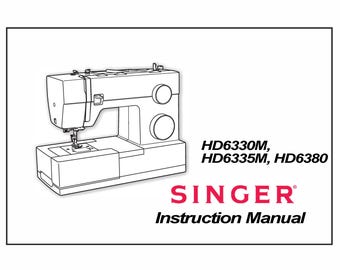 Singer Heavy Duty Sewing Manual - Digital Guide for HD6330M Series
