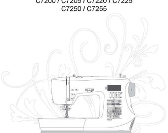 Singer Sewing Guide: Digital Manual for C7200, C7225, C7255 (PDF)