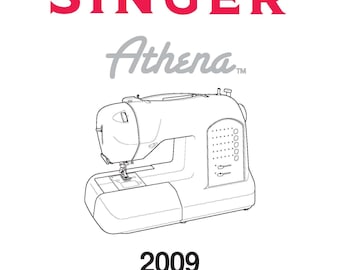Singer Athena 2009 Sewing Manual (English, French, Spanish PDF Download)