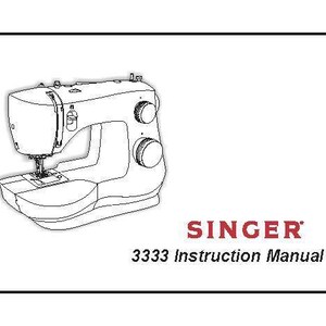ミシンマニュアル：シンガー 3333 のセットアップとお手入れ - デジタル PDF