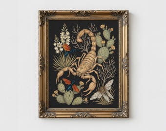 Dark Scorpion Print (Museum-Grade Paper)