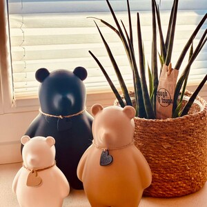 BÄRLY – Moderner Deko Bär | Minimalistische Skandi Figur | Wohnzimmer Deko | Design Wohnaccessoire immagine 3