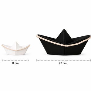 NAMI – Minimalistisches Origami Boot | Skandi Deko Schiff | Moderne Tischdeko | Wohnaccessoire bild 6