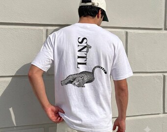 ヒョウ柄モチーフ SNTL Tシャツ | Tシャツ