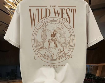 ワイルドウェスト カウボーイ ロデオ グラフィックTシャツ | オーバーサイズTシャツ