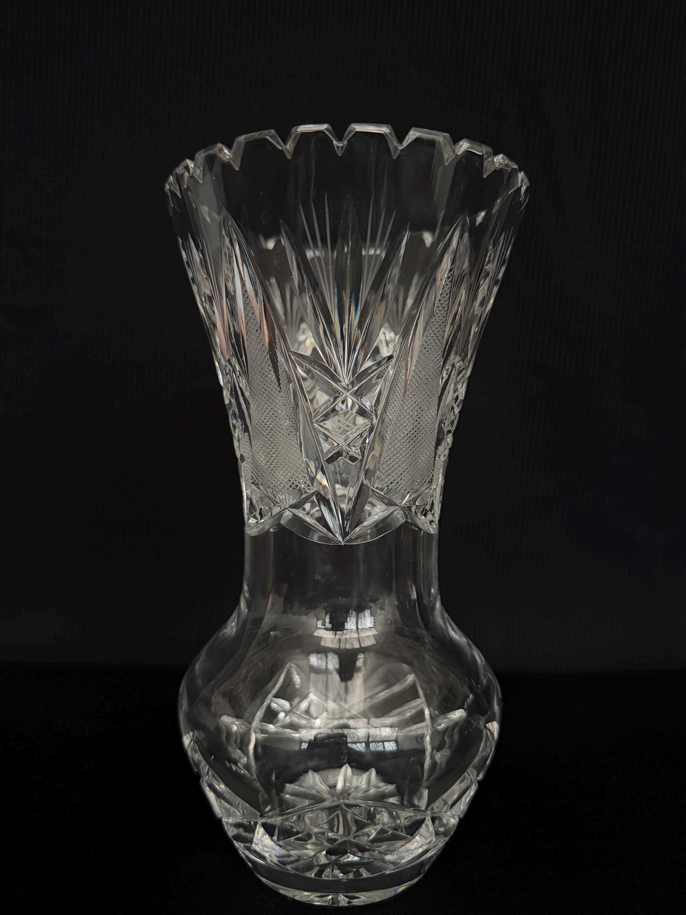 Hand Cut Lead Crystal Made in Czechoslovakia - Etsy UK