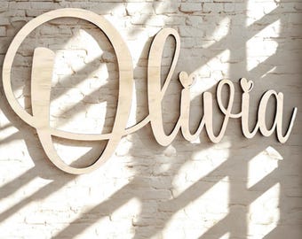 Wooden Name Sign · Nursery Name Sign · Custom Wall Decor · Personalized Baby Gifts · Wedding Name Sign · Family Name Sign