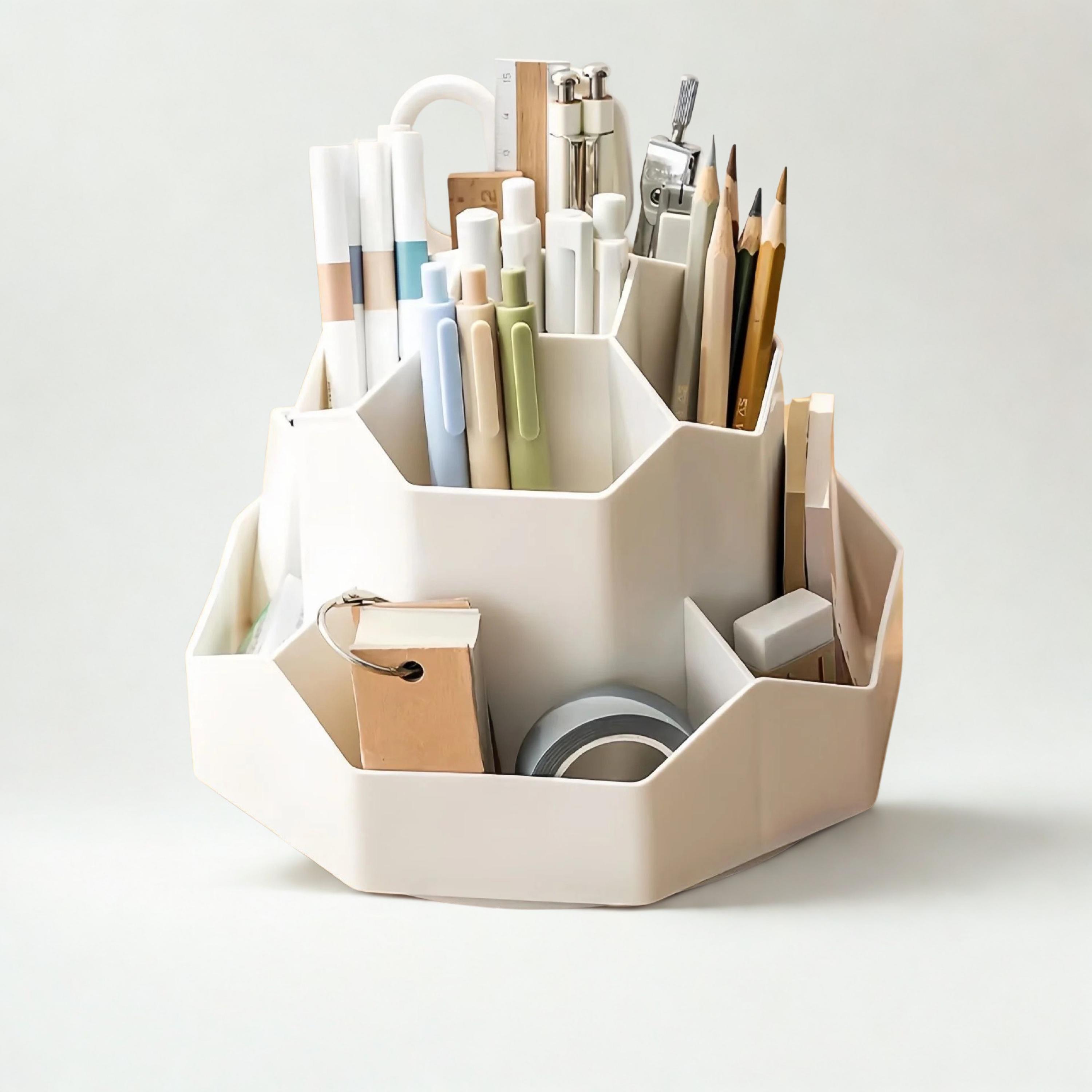 Humbgo Drehbarer Stiftehalter Schreibtisch Organizer - 360° Große