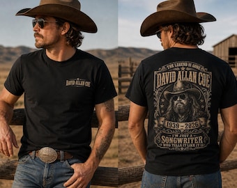 David Allan Coe Tribute T-Shirt | Country Songwriter Memorial Tee