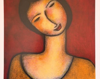 Issa Shojaei, « Loa & Tiamhe » 176/250 sérigraphies personnalisées encadrées de verre mat