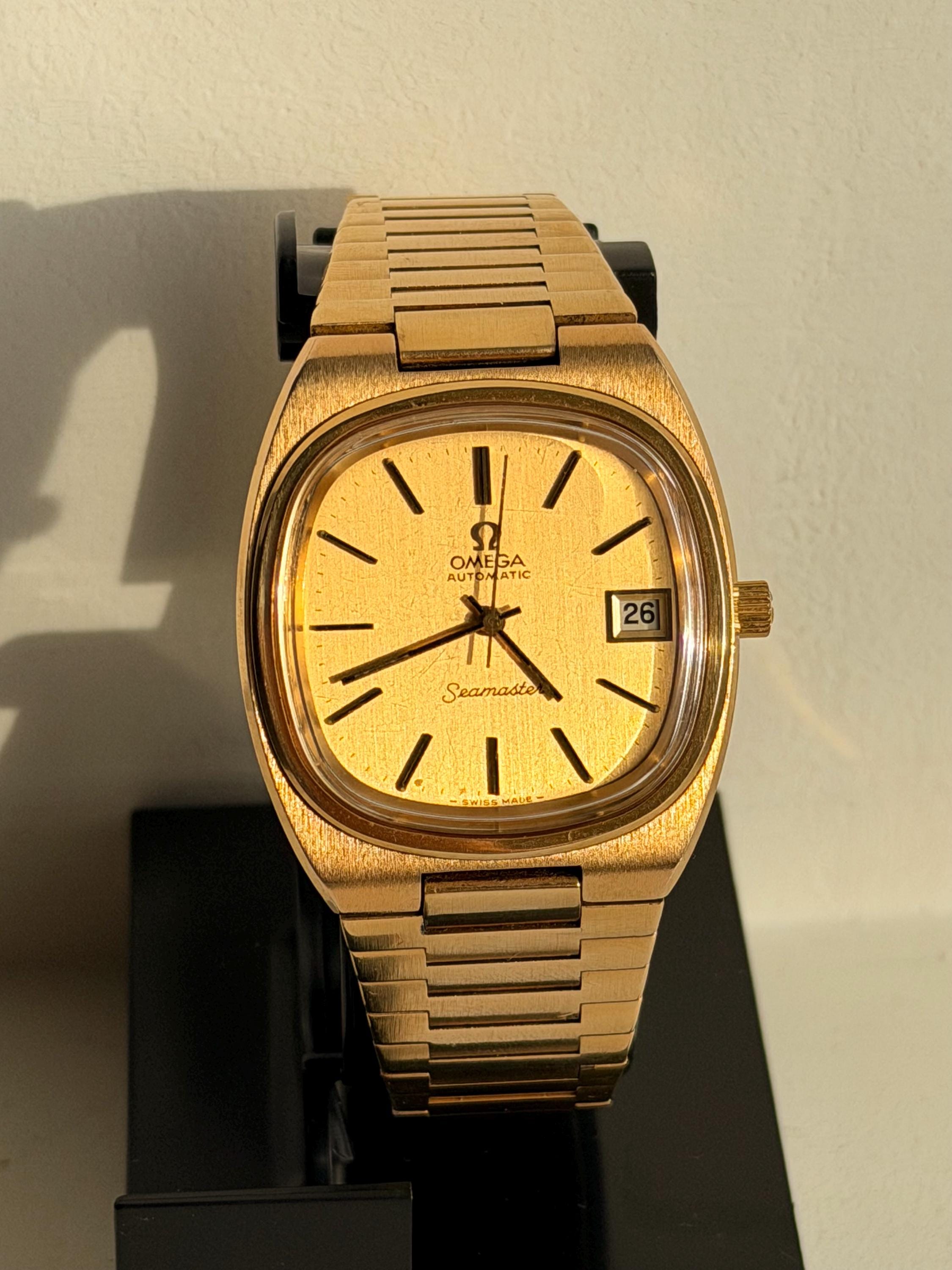 Vintage 1976 Omega Seamaster Automatic Ref.166.0207 36mm TV 