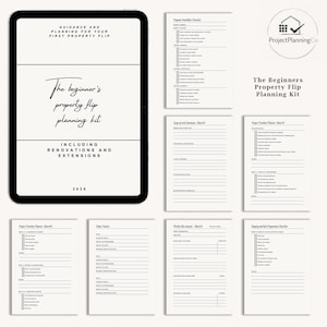 UK Property Flip Planner | Renovation Budget Spreadsheet (Digital Download)