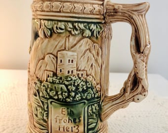 Vintage Mid-20th Century German Beer Stein