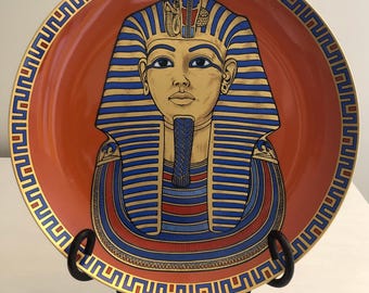 Vintage 1970's Kaiser Germany Egyptian King Tutankhamun Collector's Plate