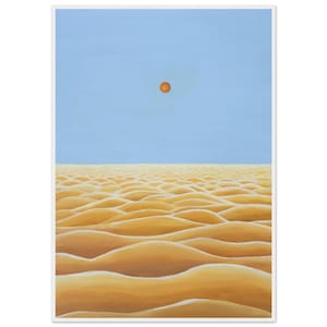 Pósters enmarcados de "Desierto" de HarperrTheCat - Marcos de metal o madera en diferentes colores, plexiglás como protección