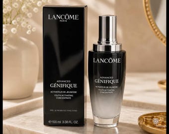 Lancôme Advanced Génifique Sérum Activador de Juventud 100 ml / Sérum Facial Hidratante Antiedad / Cuidado de la Piel de Lujo