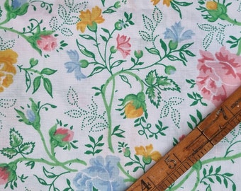 Vintage floral pillowcase