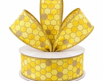 Haarband mit Bienenwabenmuster