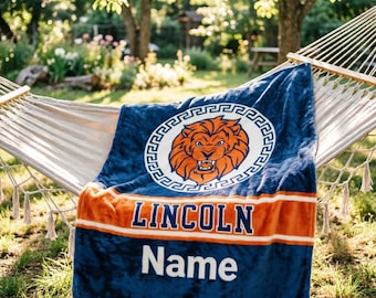 Personalized Lincoln University Lions Blanket – Plush Throw for Grad, Alumni, Game Day