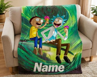 Custom Drawing Rick n Morty theme Portrait, Personalized gifts | Custom Printable Artwork!