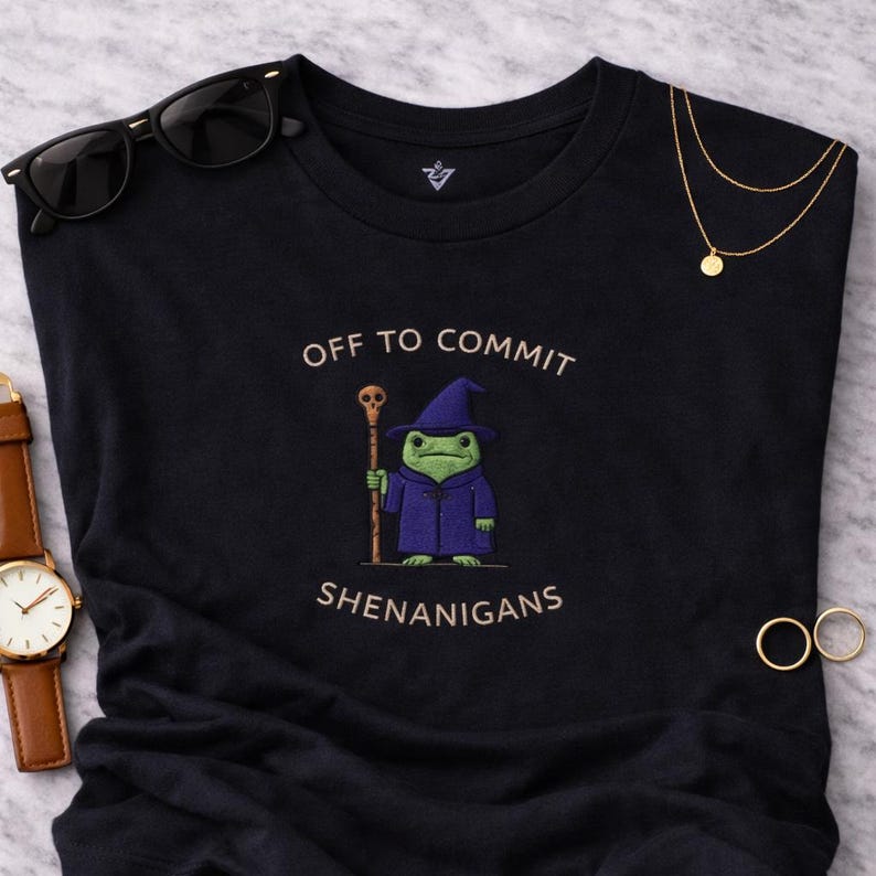 Op weg naar grappenmakers tovenaarskikker grappig DnD-T-shirt, ren Faire-fantasiecadeau afbeelding 4