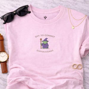 Op weg naar grappenmakers tovenaarskikker grappig DnD-T-shirt, ren Faire-fantasiecadeau afbeelding 2