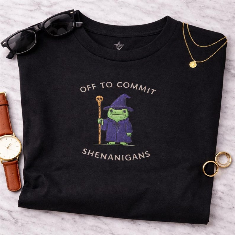 Op weg naar grappenmakers tovenaarskikker grappig DnD-T-shirt, ren Faire-fantasiecadeau afbeelding 3