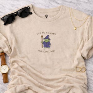 Op weg naar grappenmakers tovenaarskikker grappig DnD-T-shirt, ren Faire-fantasiecadeau afbeelding 6