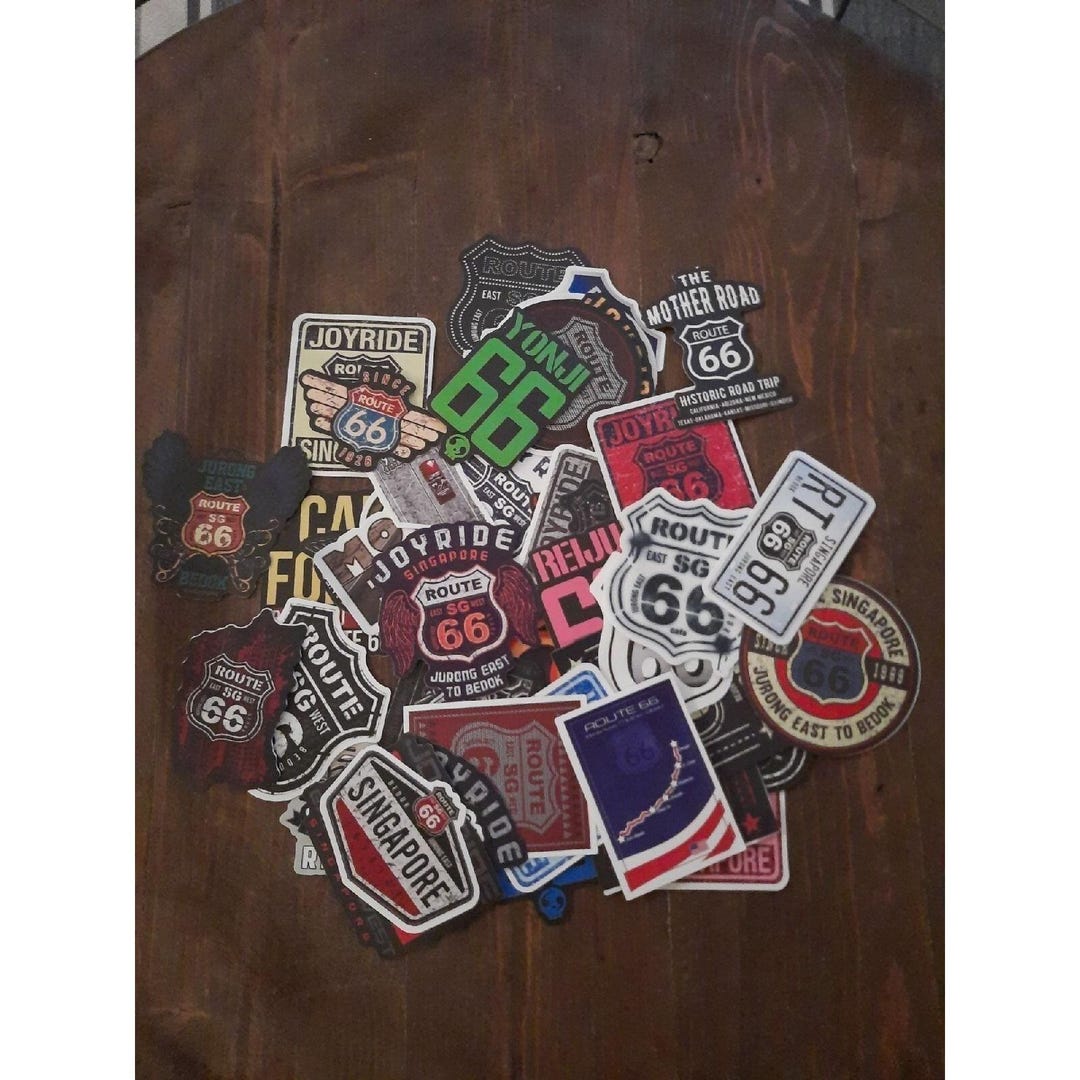Route 66 Singapore Stickers Vinyl Decals New Car Travel - Etsy