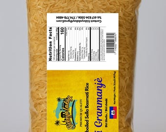 Parboiled Golden Sella Basmati Rice, Long Grain Healthy, Diri Shella, Diri Chode