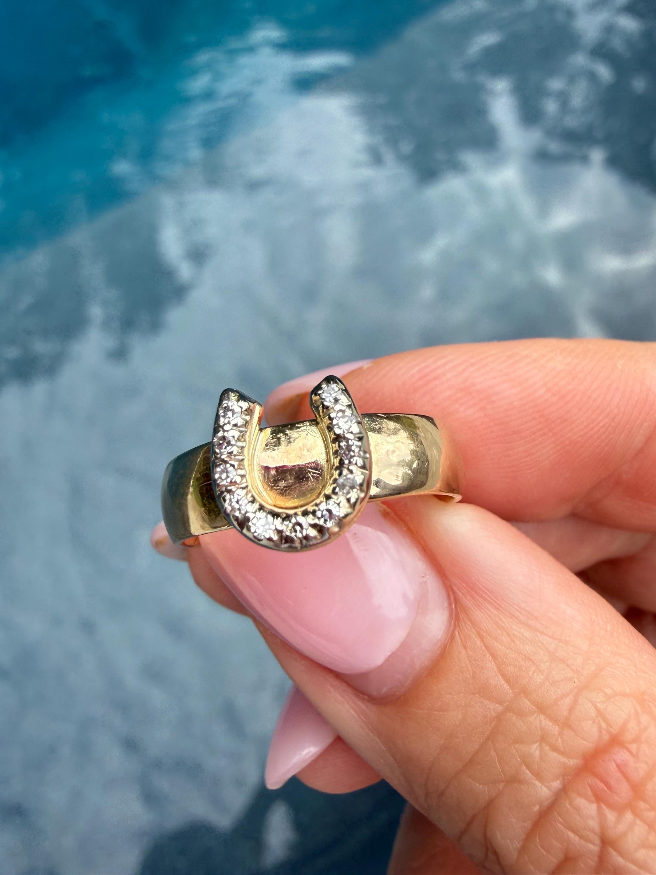 Horseshoe Ring Vintage - Etsy
