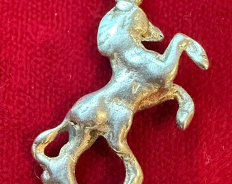 Antike Neapel Pferd Napoli Sterling Silber Charm Anhänger