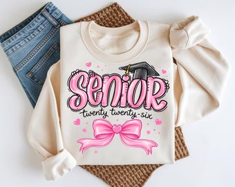 Senior 2026 PNG: Graduation Squad Spirit Class Of 2026 png Graduation Celebration School Pride (Digital Download)