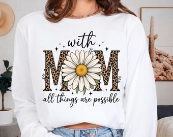Leopard Mom Mother's Day PNG: Trendy Animal Print Mama Life png Retro Leopard Pattern Clipart (Digital Download)