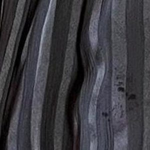 Elegant BCBG Max Azria Sidenklänning med Haltermönster, Plisserad Brun Midiklänning, Storlek 8, Böljande Aftonklänning bild 5