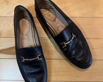 Vintage Nouchka Italy Suede & Leather Heels – Size 9.5 – Forest Green – Almond Toe Cap Toe Pumps