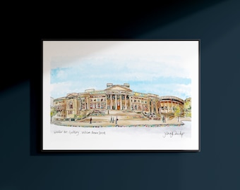 Walker Art Gallery -Liverpool Print - William Brown Street