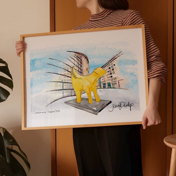 Liverpool Waterfront | Lambanana Liverpool | Liverpool Skyline | Liverpool Gift | Housewarming Gift | Wall Art | Liverpool Waterfront