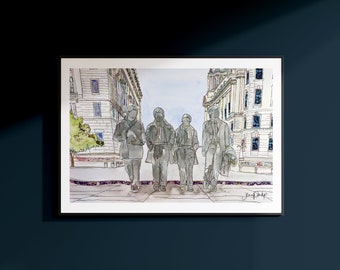 Beatles Statue - Pier Head - Liverpool