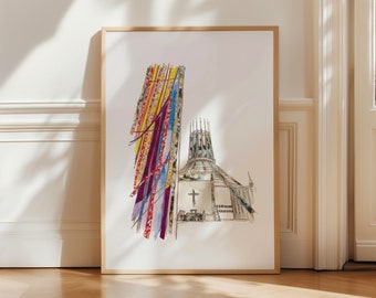 Liverpool Cathedral | Liverpool Print | Liverpool Print | Liverpool Gift | Metropolitan Cathedral | Liverpool | Liverpool Art