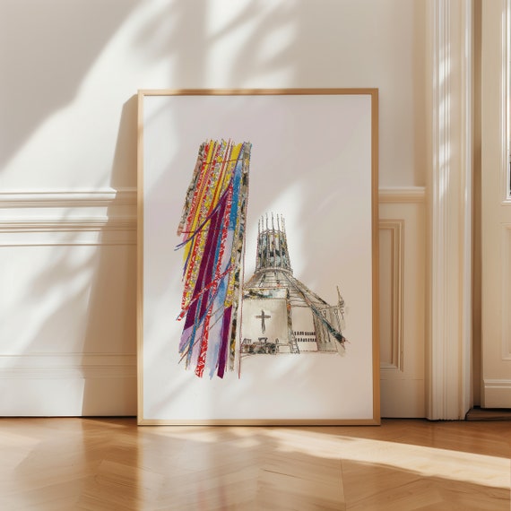 Liverpool Cathedral | Liverpool Print | Liverpool Print | Liverpool Gift | Metropolitan Cathedral | Liverpool | Liverpool Art