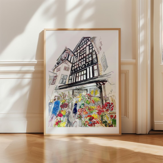 Liberty London | London art | London Print | London | Liberty Shopfront | Print of Liberty London