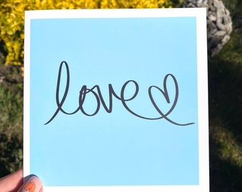 Love - Blank Card