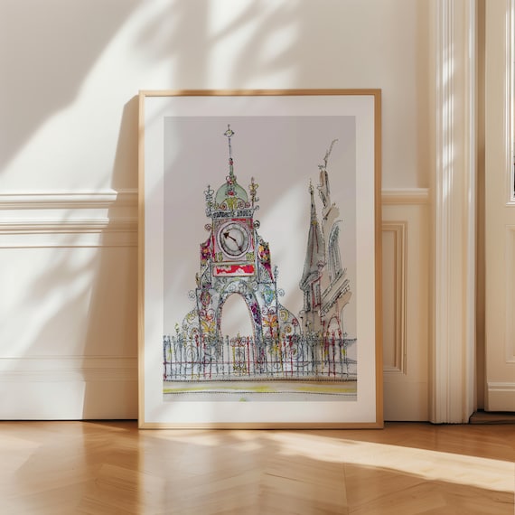 Chester Clock | Eastgate Clock | Chester Gift | Chester Artwork | Chester Travel Print | Chester | Chester Art | Chester Wall Art | Chester