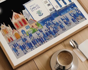 Everton Football Club | Everton Print | Football Print | Everton Football Picture | Liverpool Print | EFC Print | Goodison Road | Everton FC