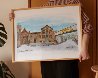 Cains Brewery | Baltic Triangle | Liverpool | Liverpool Gift | Liverpool Print | Liverpool Skyline | Baltic liverpool