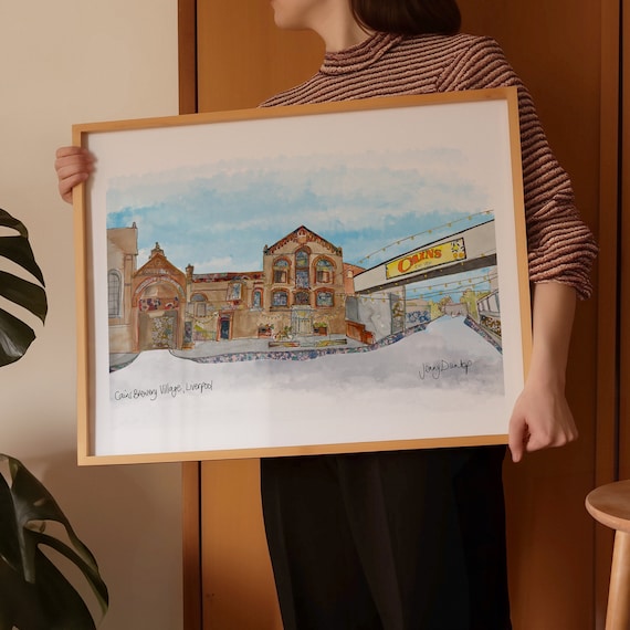 Cains Brewery | Baltic Triangle | Liverpool | Liverpool Gift | Liverpool Print | Liverpool Skyline | Baltic liverpool