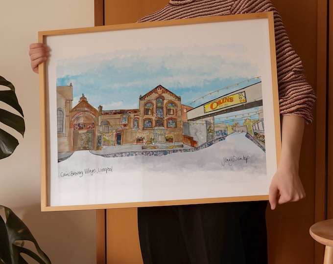 Cains Brewery | Baltic Triangle | Liverpool | Liverpool Gift | Liverpool Print | Liverpool Skyline | Baltic liverpool